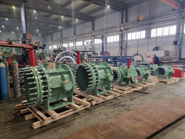 Valves ready for dispatch